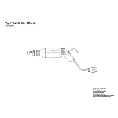 Bosch - MBM 420