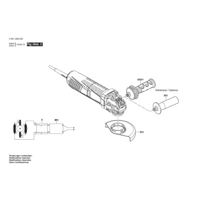Bosch - GWX 15-125 PS