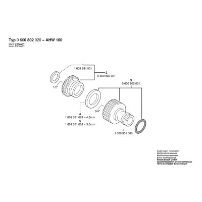Bosch - AHW 100