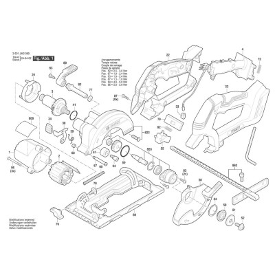 Bosch - GKS 18V-51