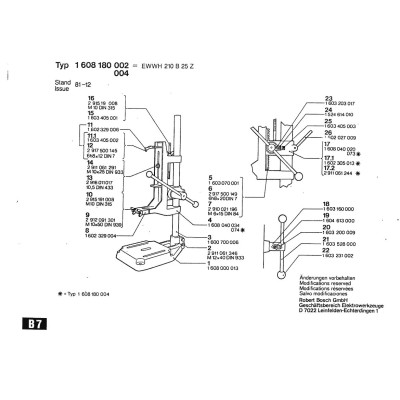 Bosch - Drill Stand