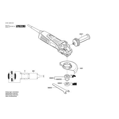 Bosch - GWS 13-50VS