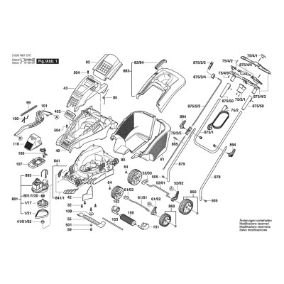 Bosch - ROTAK 43 (ERGOFLEX)