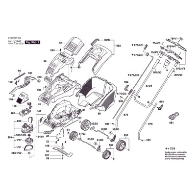 Bosch - ROTAK 43 (ERGOFLEX)