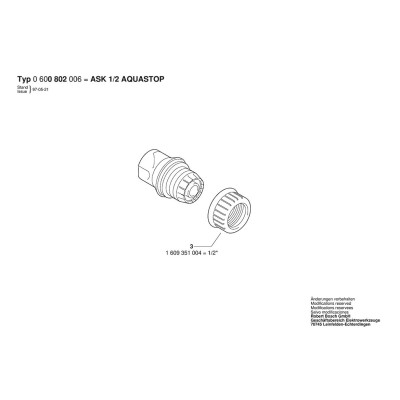 Bosch - ASK 1/2 AQUASTO