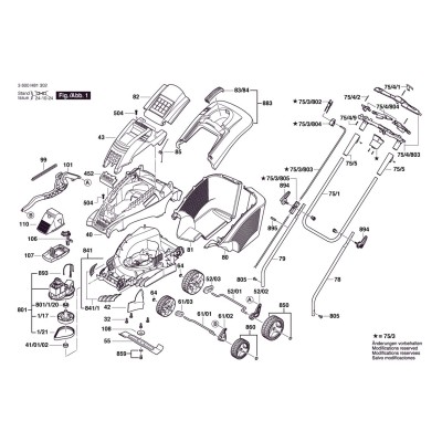 Bosch - ROTAK 42 H