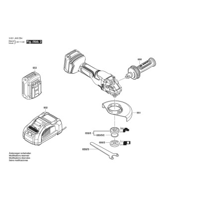 Bosch - GWS 18V-180 PC