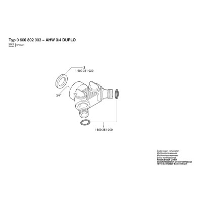 Bosch - AHW 3/4 DUPLO