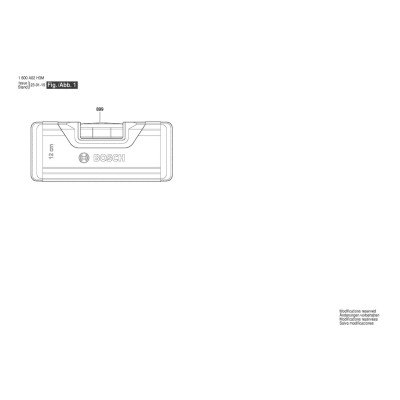 Bosch - Spirit Level 12cm