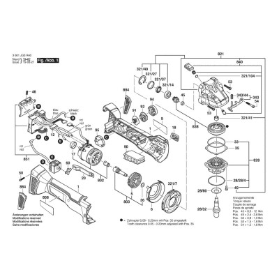 Bosch - GWS 18V-125