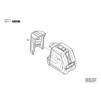Bosch - GLL 2-50 bare