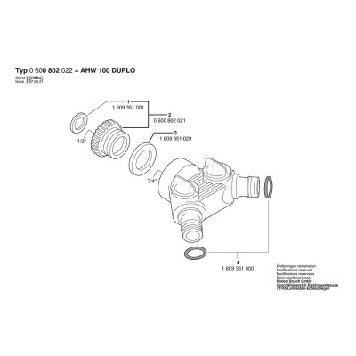 Bosch - AHW 100 DUPLO
