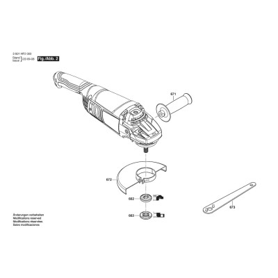 Bosch - GWS 2000 J