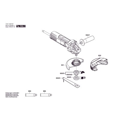 Bosch - GWS 9-115 S
