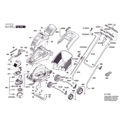 Bosch - ROTAK 37 (ERGOFLEX)