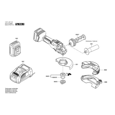 Bosch - GWS 18V-15 SC