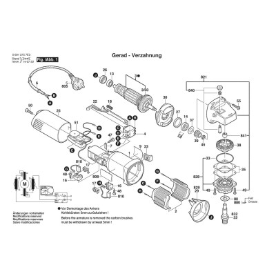 Bosch - GWS 6-100 E