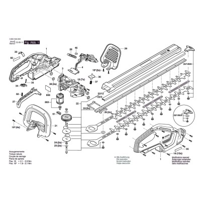 Bosch - AdvancedHedgeCut 36V-65-28