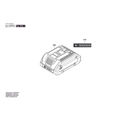 Bosch - GBA 18V 4.0Ah M-C