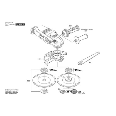 Bosch - GWS 22-230 LV