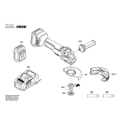 Bosch - GWS 18V-10 P