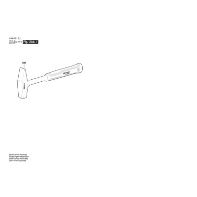 Bosch - Locksmith Hammer