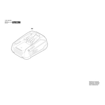 Bosch - PBA 18V 2.5Ah W-B