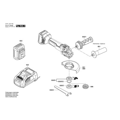 Bosch - GWS 18V-115 SC