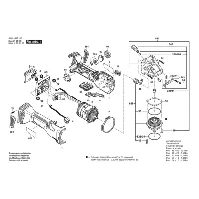 Bosch - GWS 18V-15 SC
