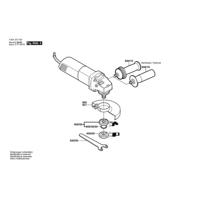 Bosch - GWS 6-115E