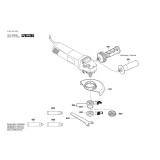 Bosch - GWS 10-125 BARE