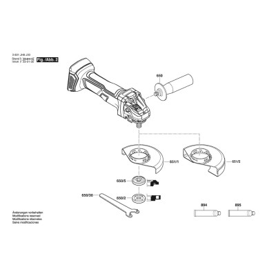 Bosch - GWS 18V-7