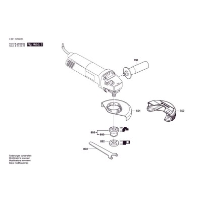 Bosch - GWS 1000