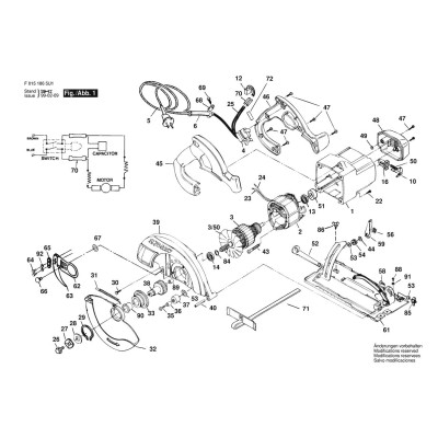 Bosch - 1865 7 1/4 SAW