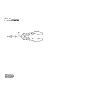 Bosch - Long-nose Pliers 180