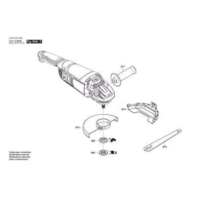 Bosch - GWS 2200 J