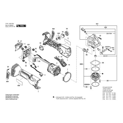 Bosch - GWS 18V-180 PC