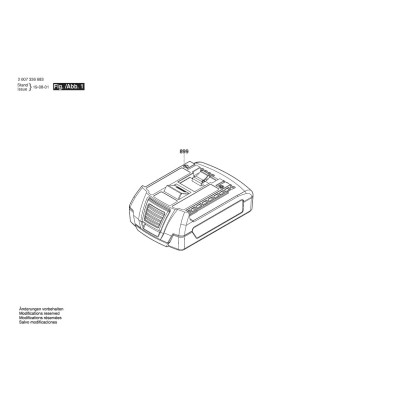 Bosch - 18V 1,5AH Alpha, BNA